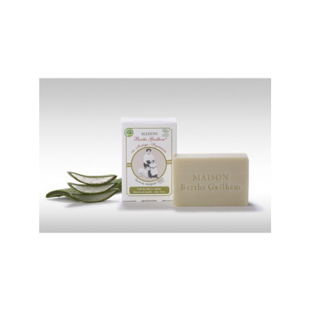 Savon lait de chèvre Karité / Aloe Vera certifié Bio