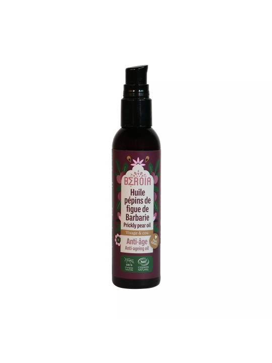 Huile de pépins de figue de barbarie COSMOS NATURAL - Beroia 80 ml