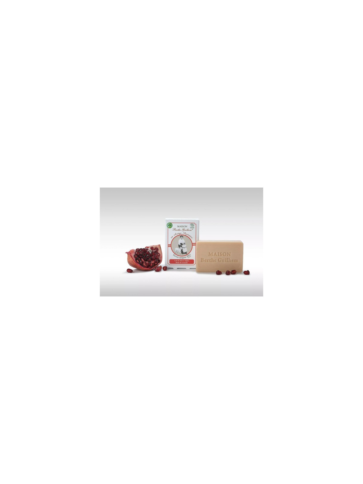 Savon lait de chèvre / Huile de Grenade certifié Bio