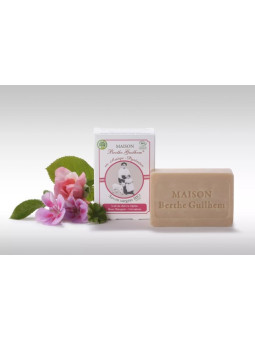 Savon lait de chèvre Rose Musquée / Géranium certifié Bio